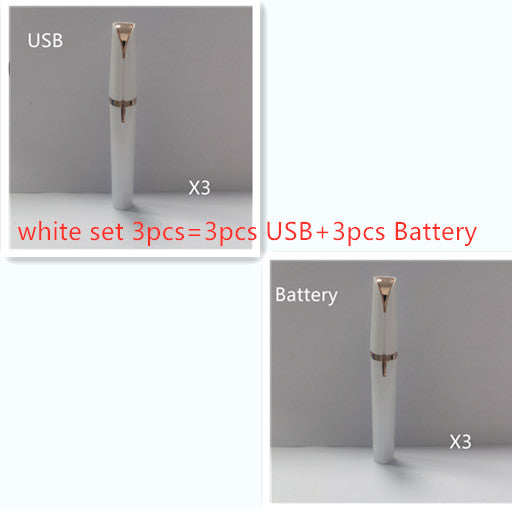 Mini Electric Eyebrow Trimmer Lipstick