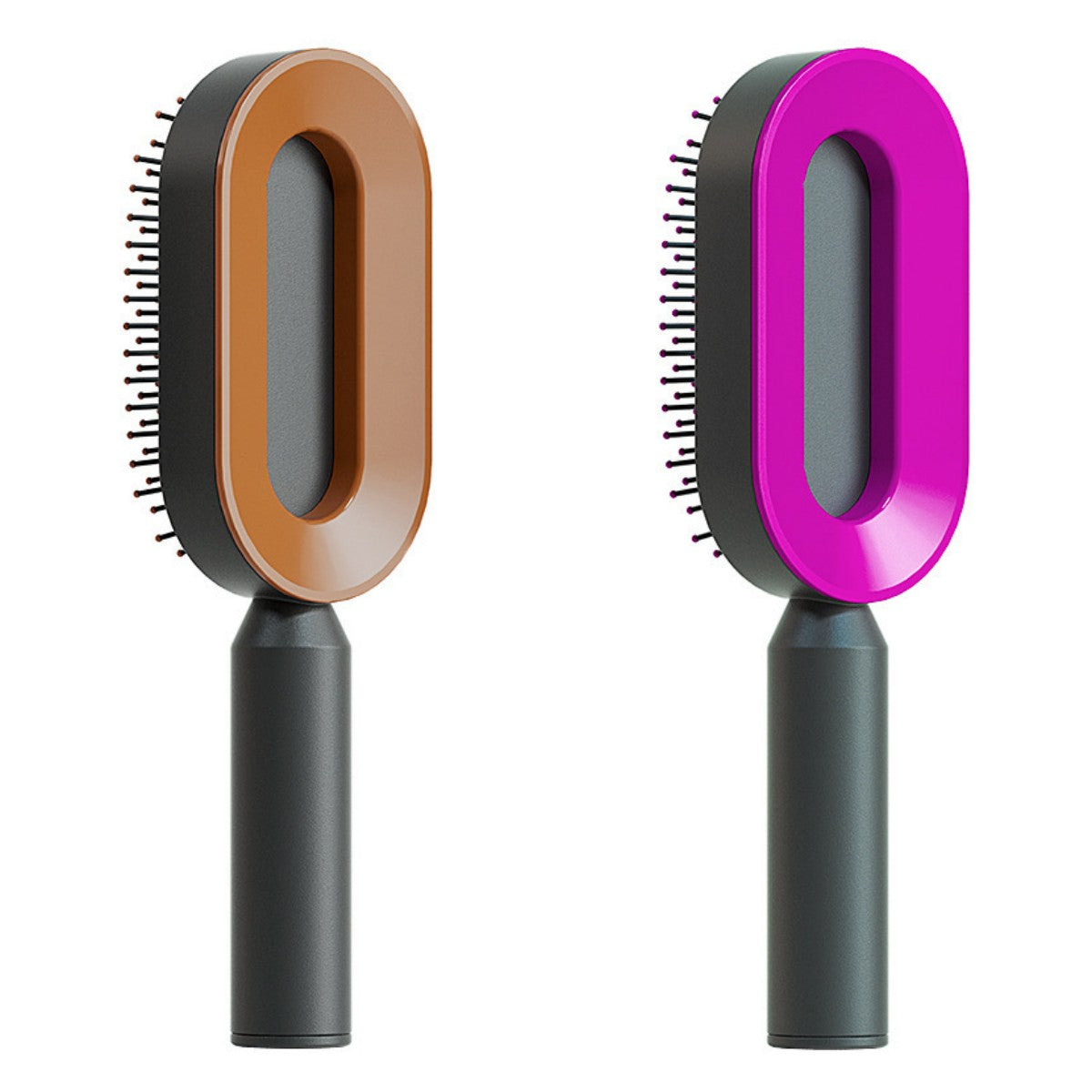 Self Cleaning Hair Brush For Women One-key Cleaning Hair