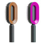Self Cleaning Hair Brush For Women One-key Cleaning Hair