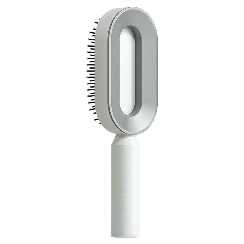 Self Cleaning Hair Brush For Women One-key Cleaning Hair