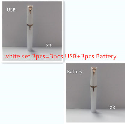 Mini Electric Eyebrow Trimmer Lipstick