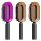 Self Cleaning Hair Brush For Women One-key Cleaning Hair